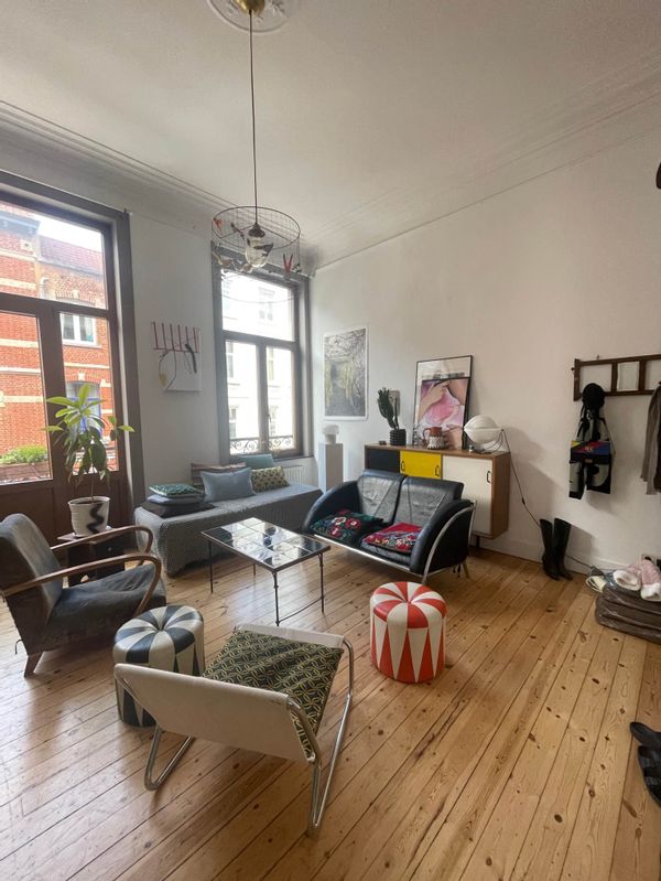 Appartement lumineux et silencieux en coloc à Saint Gilles