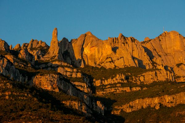 Casa en Monistrol de Montserrat, terraza con inmejorables vistas a la montaña