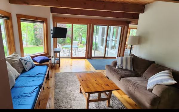 Contemporary Home on large pond in Falmouth.