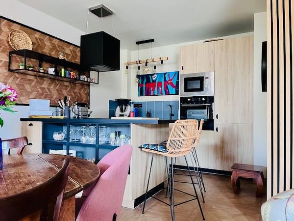 Appartement de charme, 120m de la plage des Lecques