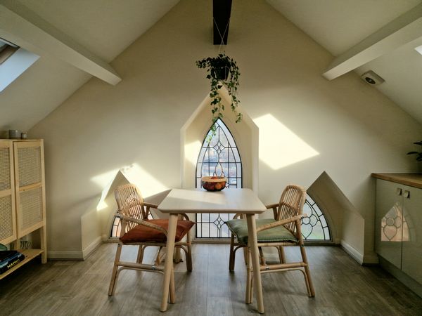 Converted church apartment in the city centre