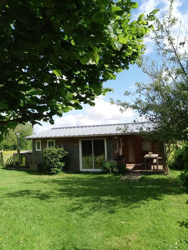 Le chalet avec spa finlandais de Gwendoline