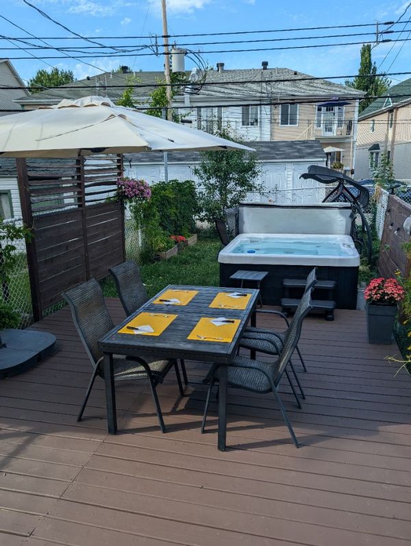 Ville, nature et jacuzzi