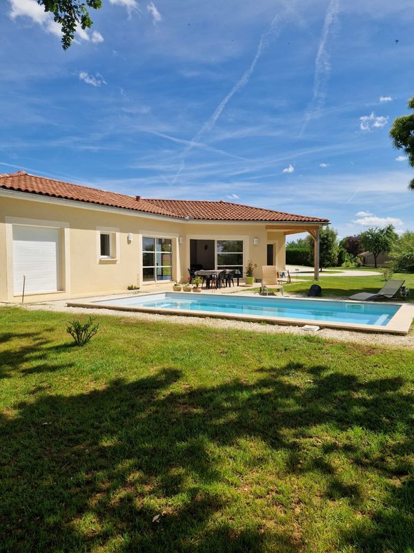 La maison neuve 140m² avec piscine chauffée