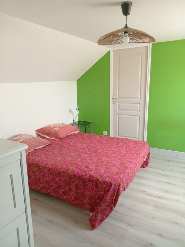 La chambre privée de Hervé et Nathalie.