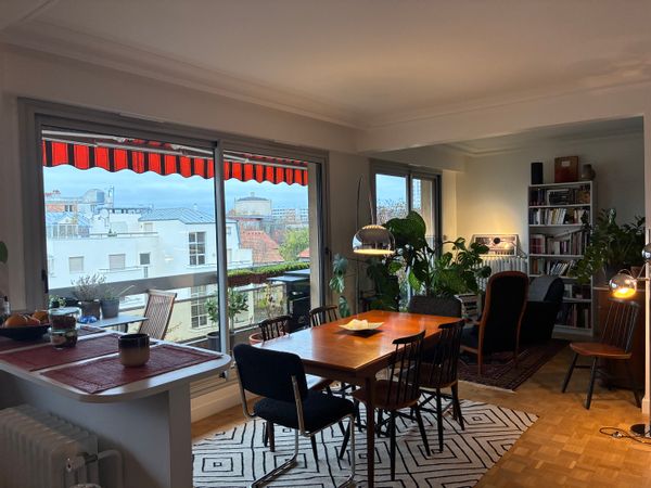 Appartement urbain hyper lumineux, 6ème étage sans vis à vis