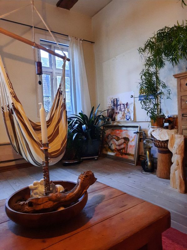 Kreative Bio- Wohnung mit Garten im Biosphärenreservat Elbtalaue