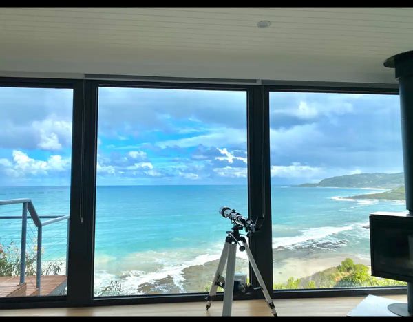 Beach house on the Iconic Great Ocean Road, Australia, with uninterrupted ocean view