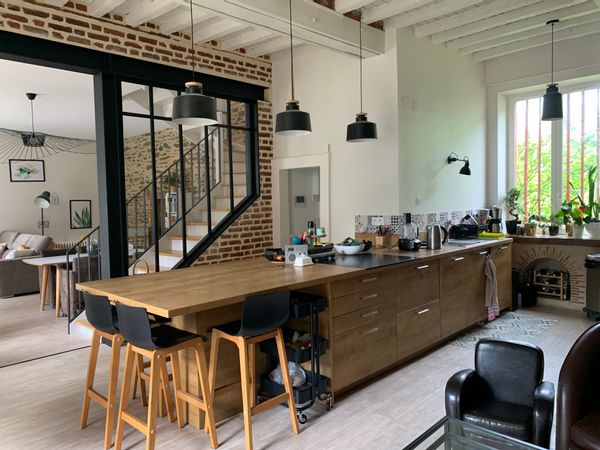 Longère Bretagne 2 personnes (et un bébé)