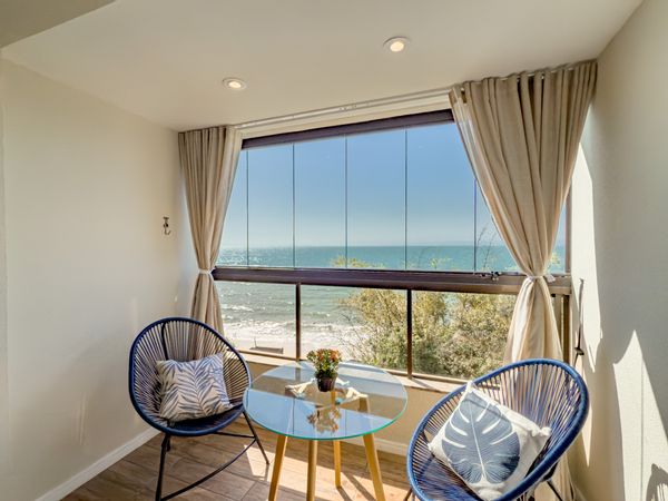 Apartamento com uma vista incrível para o mar em Florianópolis.