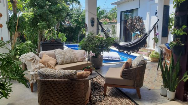Cosy guest room in Sanur with pool and garden