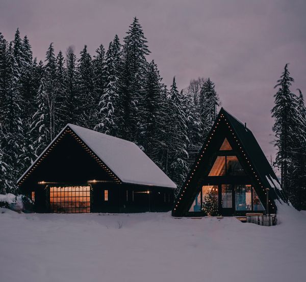 Mountain Aframe Cabin