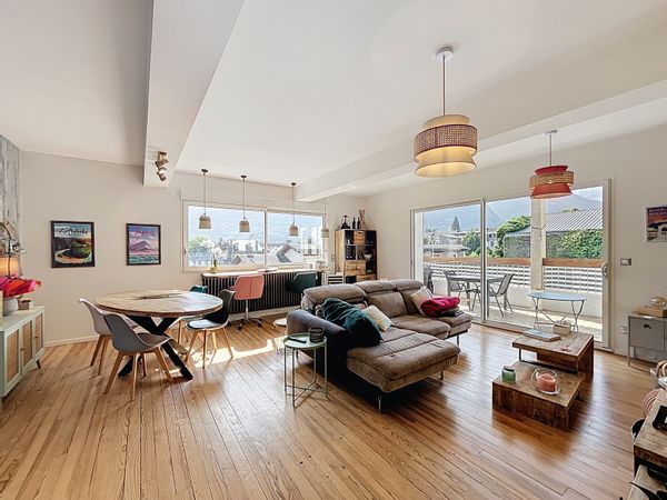 Cosy-Pied des pistes - Cœur de ville - Vue montagne- Grande terrasse plein Sud