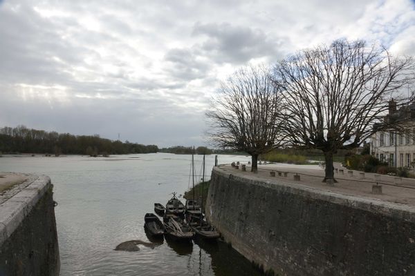 Charmante maison sur une ile de Loire avec vue imprenable sur le fleuve et les bateaux anciens.