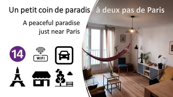 Un grand appartement familial au calme tout près de Paris