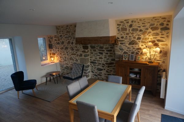 Maison en BRETAGNE de 75m2, tout confort, 6 personnes, jardin, 2 plages sauvages à 3 minutes en voiture, 10/15 minutes à pied.