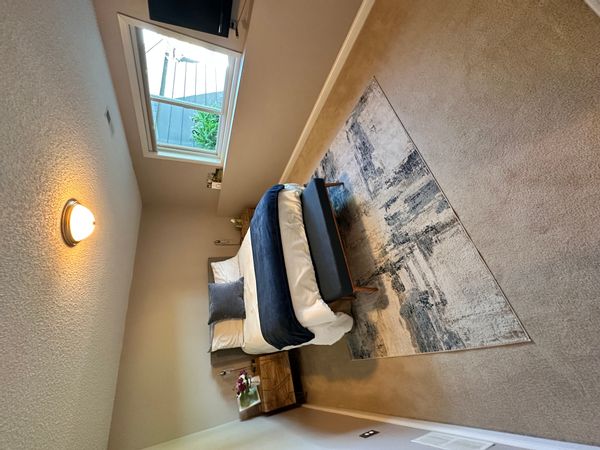 Private Garden Level Queen and Bath in Bloomington