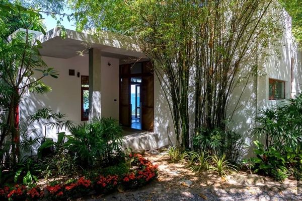 Stunning cliffside Frank Lloyd Wright-style house on a Thai island