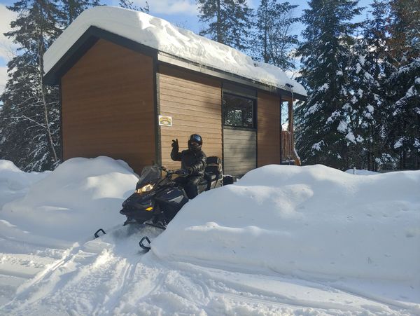 Mini chalet Le Montana avec foyer intérieur