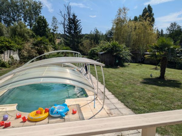 La chambre privée de Leïla et Niels (proche zoo de la Flèche)