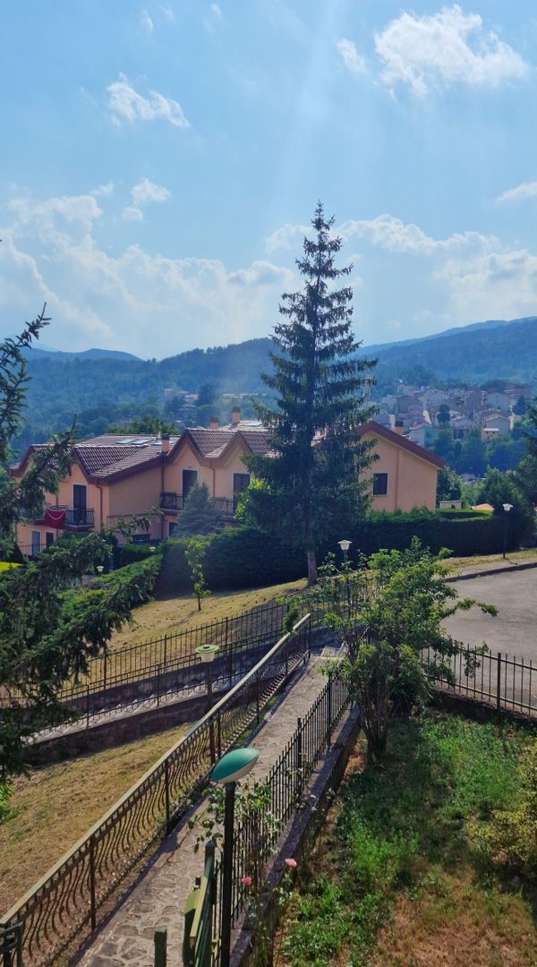 Pretty mountain house