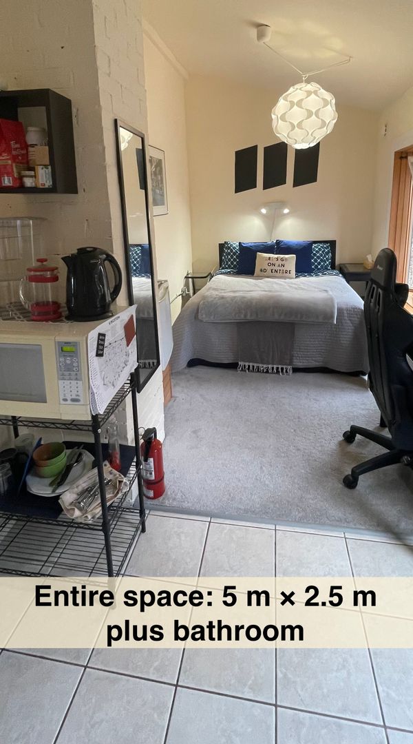 Adrienne's private room
