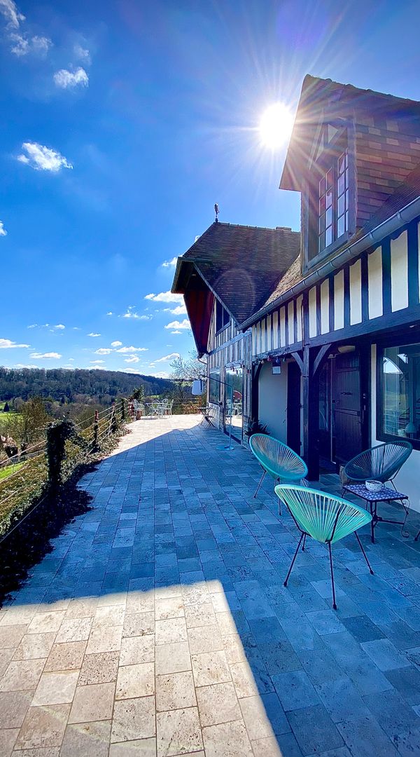 Country side views house near Honfleur