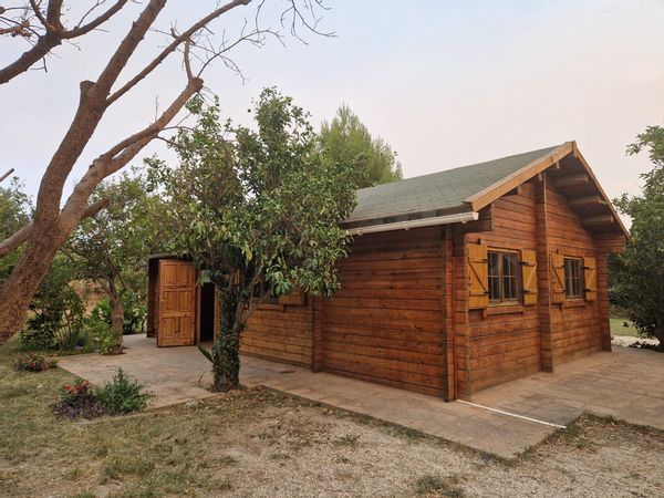 My Orange fields Wood Cabin