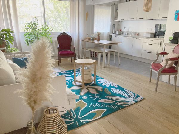 Appartement de 3 chambres pour 4 ou 5 personnes dans un beau quartier de Paris