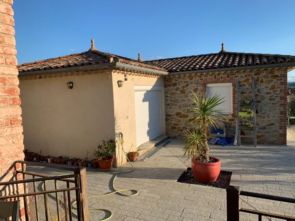 La maison de Corinne et Christian près d’Anduze