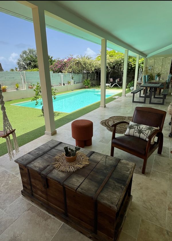 La maison des vacances sous les cocotiers