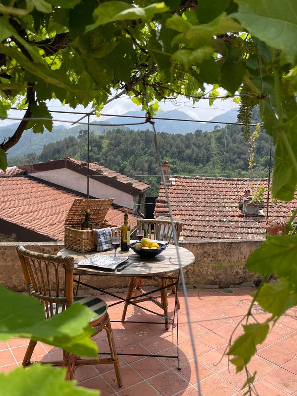 Logement de charme avec terrasse au coeur des piscines naturelles et des oliviers