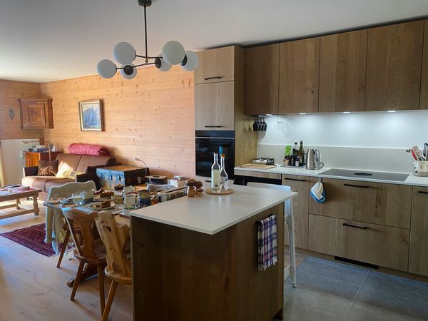 Appartement 3 pièces entièrement rénové au cœur des alpes vaudoises, vue panoramique spectaculaire