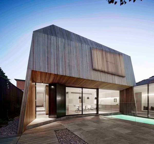 Award winning Architects' own home with central pool