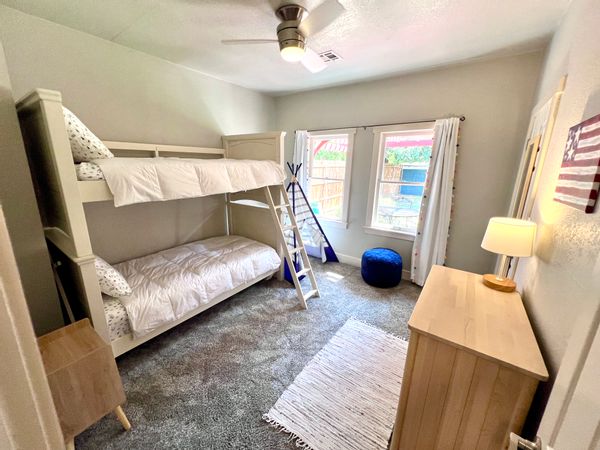 Cozy 3BR Blue Bungalow | Walkable to Paseo & Park w/ Tennis Court & Playground