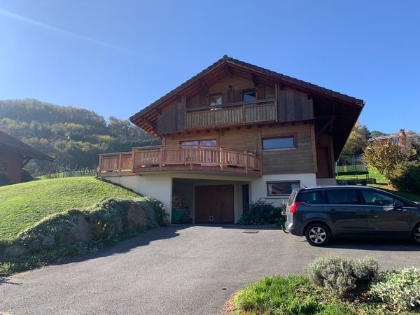 Chalet au pied du mont blanc