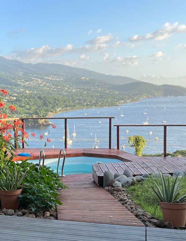 Magnifique vue sur baie de Malendure