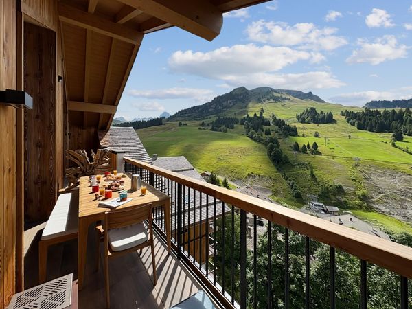 Penthouse plein sud vue panoramique sur les Aravis