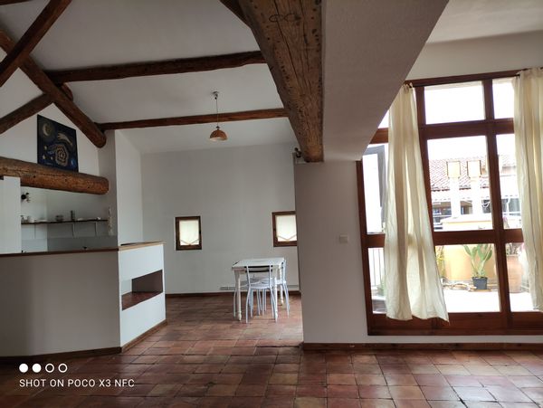 Spacieux et lumineux appartement au Centre Ville historique avec terrasse plein sud.