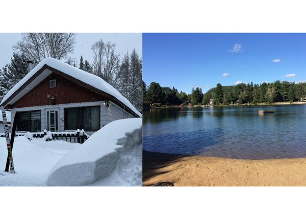 Maison de Val David au cœur des Laurentides.