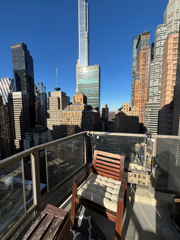 Alex's high-rise apartment