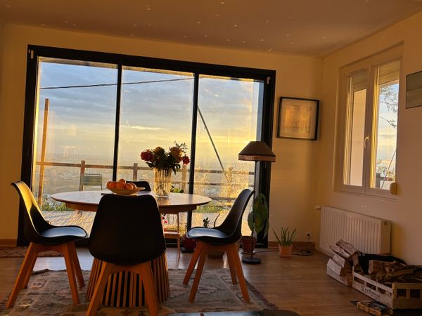 Jolie maison avec vue sur Rouen