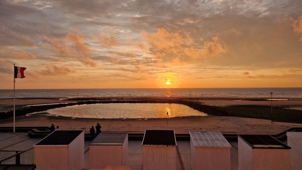 De flat aan de zee