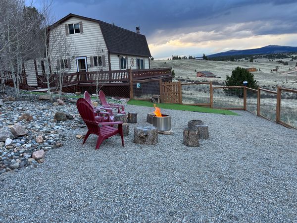 Fenced in Mountain Cabin, Camp Loon. Elevation 9328 and sits on a three acre lot.