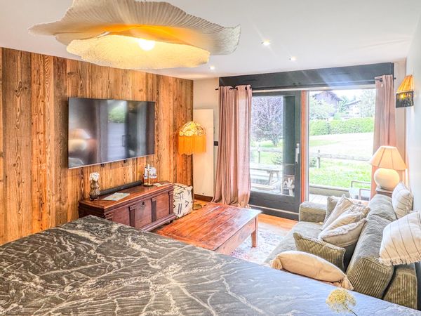 Chalet Sassy jardin + Box au cœur de Megeve