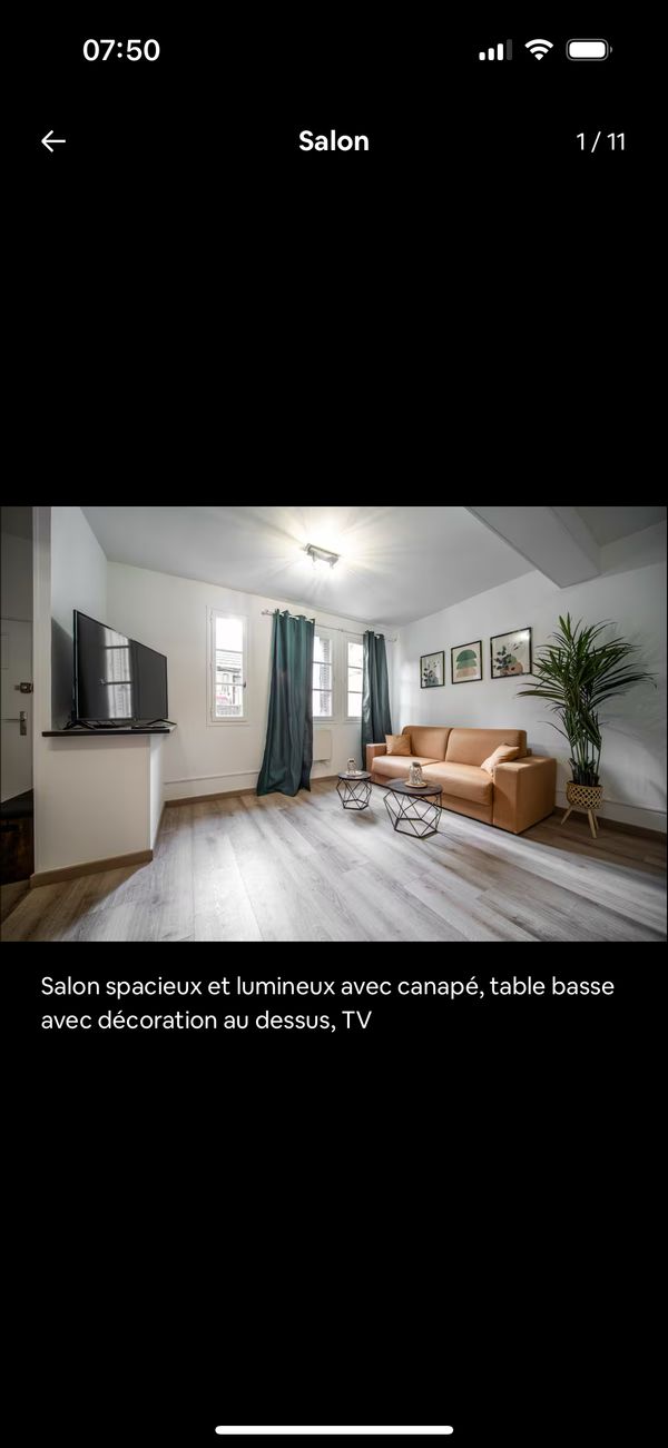 L’appartement de Alexia Hyper centre de chalon sur Saône.