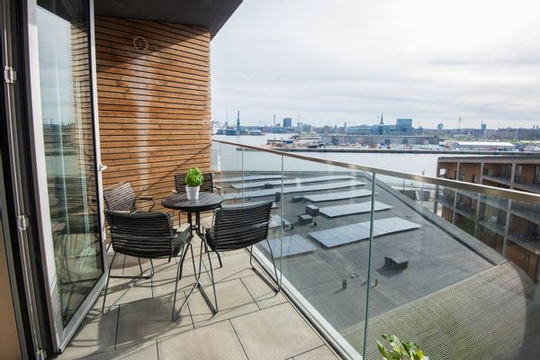 Lovely apartment with view over Aarhus bay