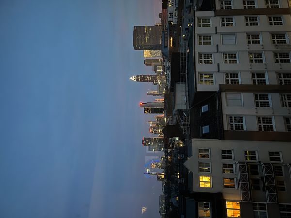 Frankfurt Skyline view, sunny appartment: 1 bedroom, 1 living room that can accommodate up to 3 people, in Bockenheim, Frankfurt. 10 minutes to Frankfurt airport / 10 minutes to city centre.