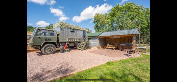 Mill Meadow’s Dream truck & hot tub