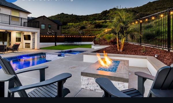 North County San Diego luxury home pool/spa with tranquil mountain views!